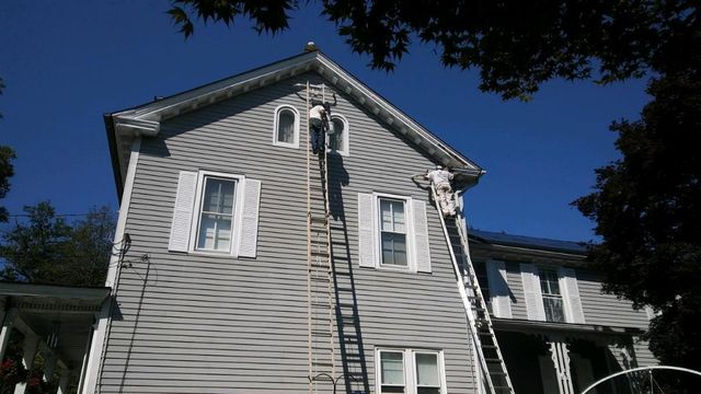 Clean power washing results