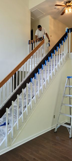Drywall repair before and after